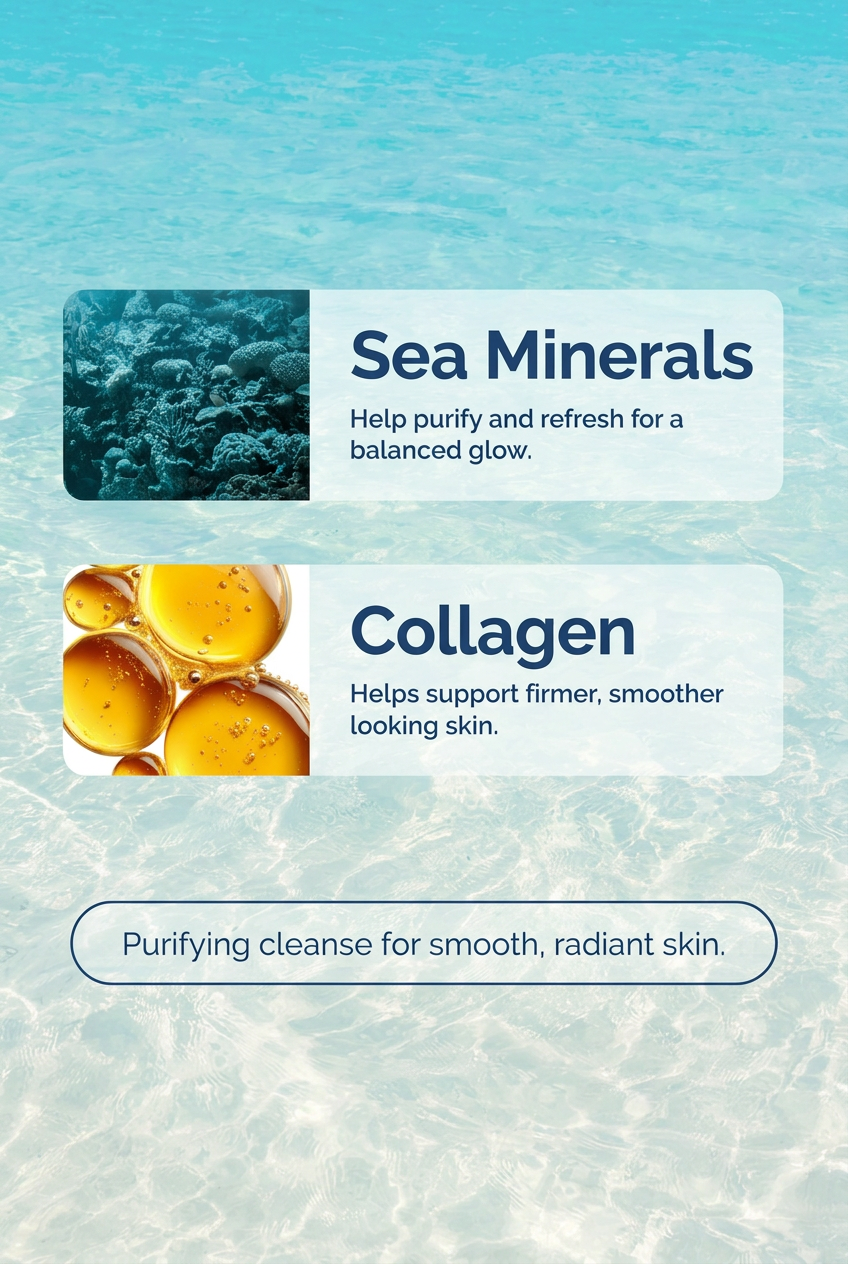 Sea Minerals + Collagen Amino Gel Facial Cleanser