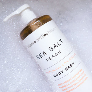 Sea Salt & Peach Exfoliating & Balancing Shower Gel