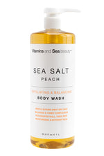Load image into Gallery viewer, Sea Salt &amp; Peach Exfoliating &amp; Balancing Shower Gel
