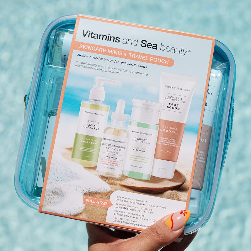 Skincare Mini's & Travel Pouch