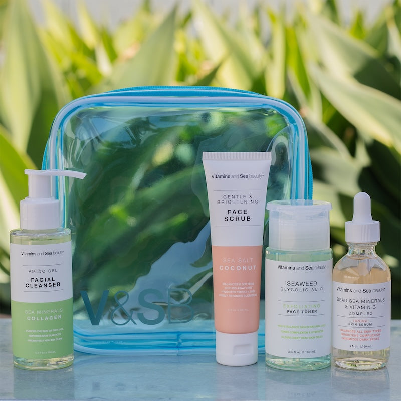 Skincare Mini's & Travel Pouch