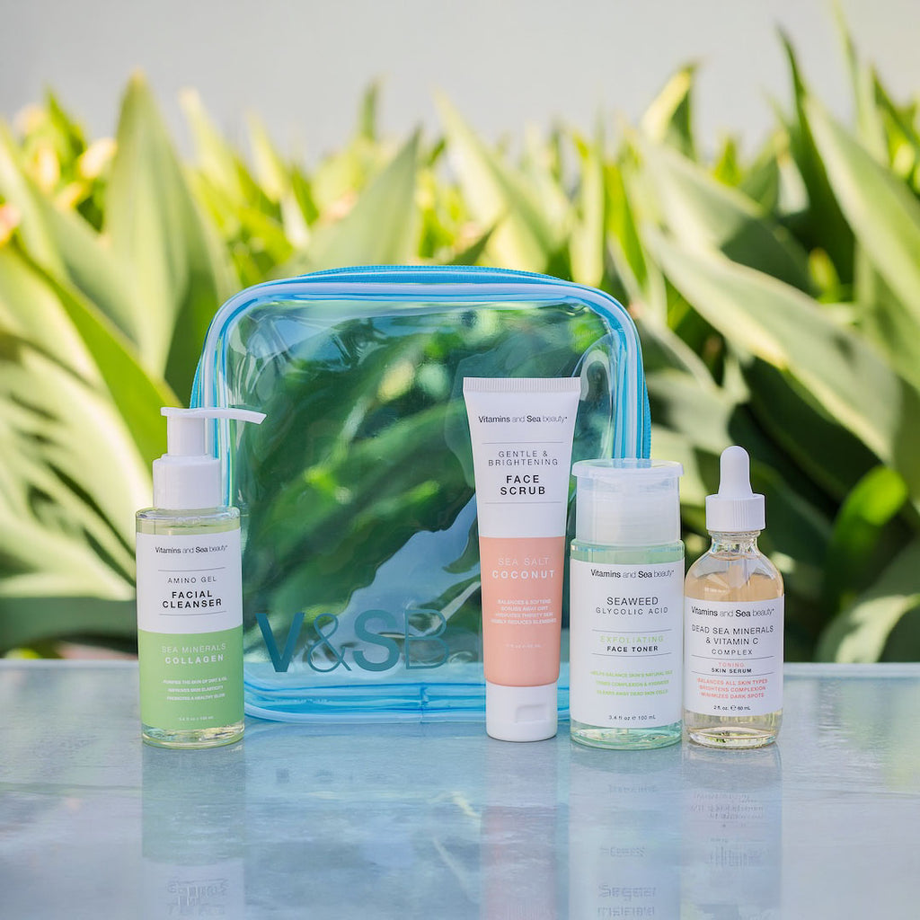 Skincare Mini's & Travel Pouch
