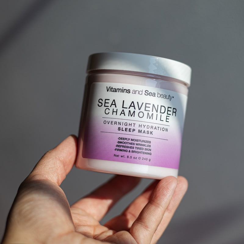 Sea Lavender + Chamomile Overnight Hydration Sleep Mask – Vitamins