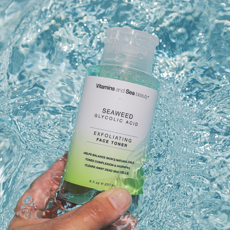 Seaweed + Glycolic Acid Exfoliating Face Toner