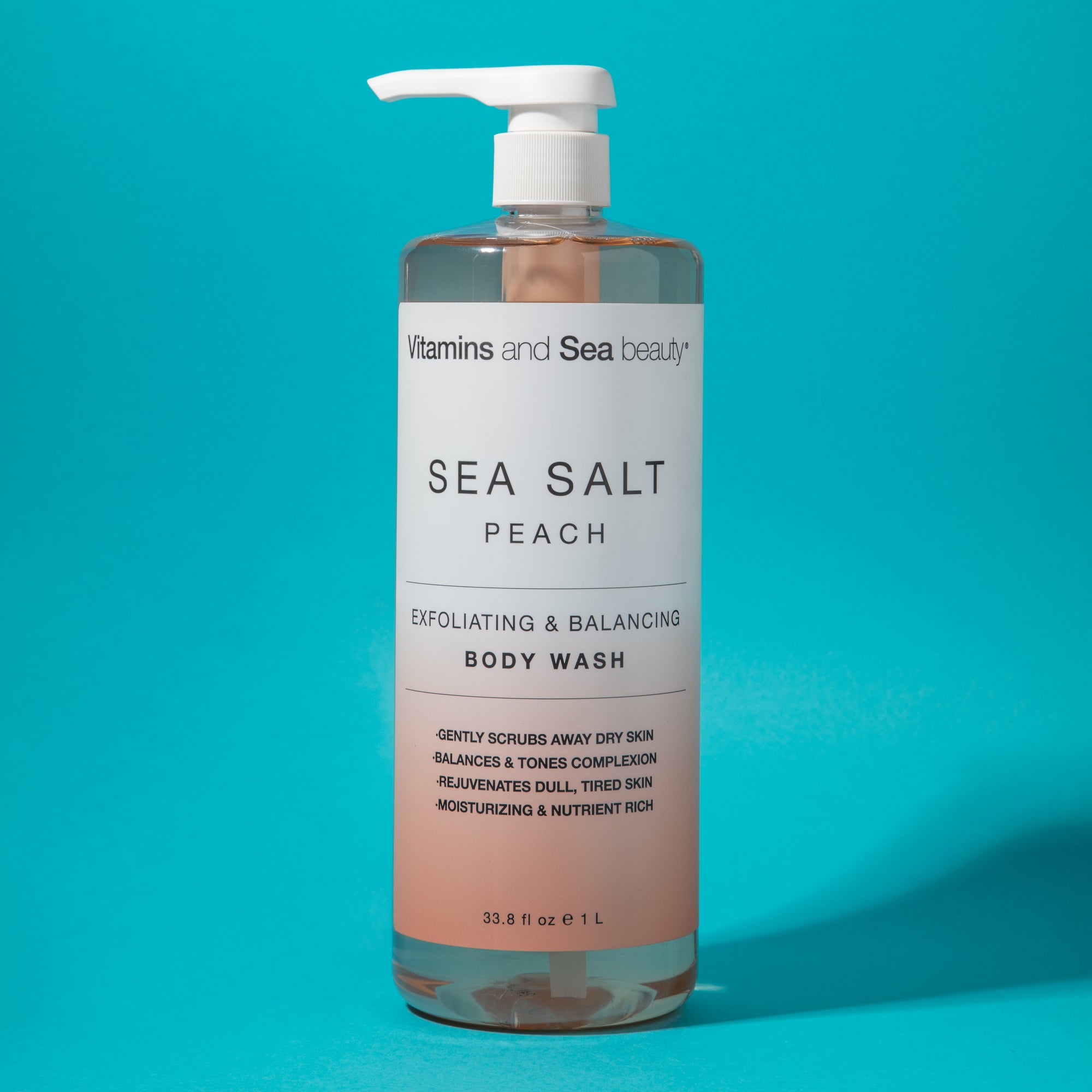 Sea Salt & Peach Exfoliating & Balancing Shower Gel