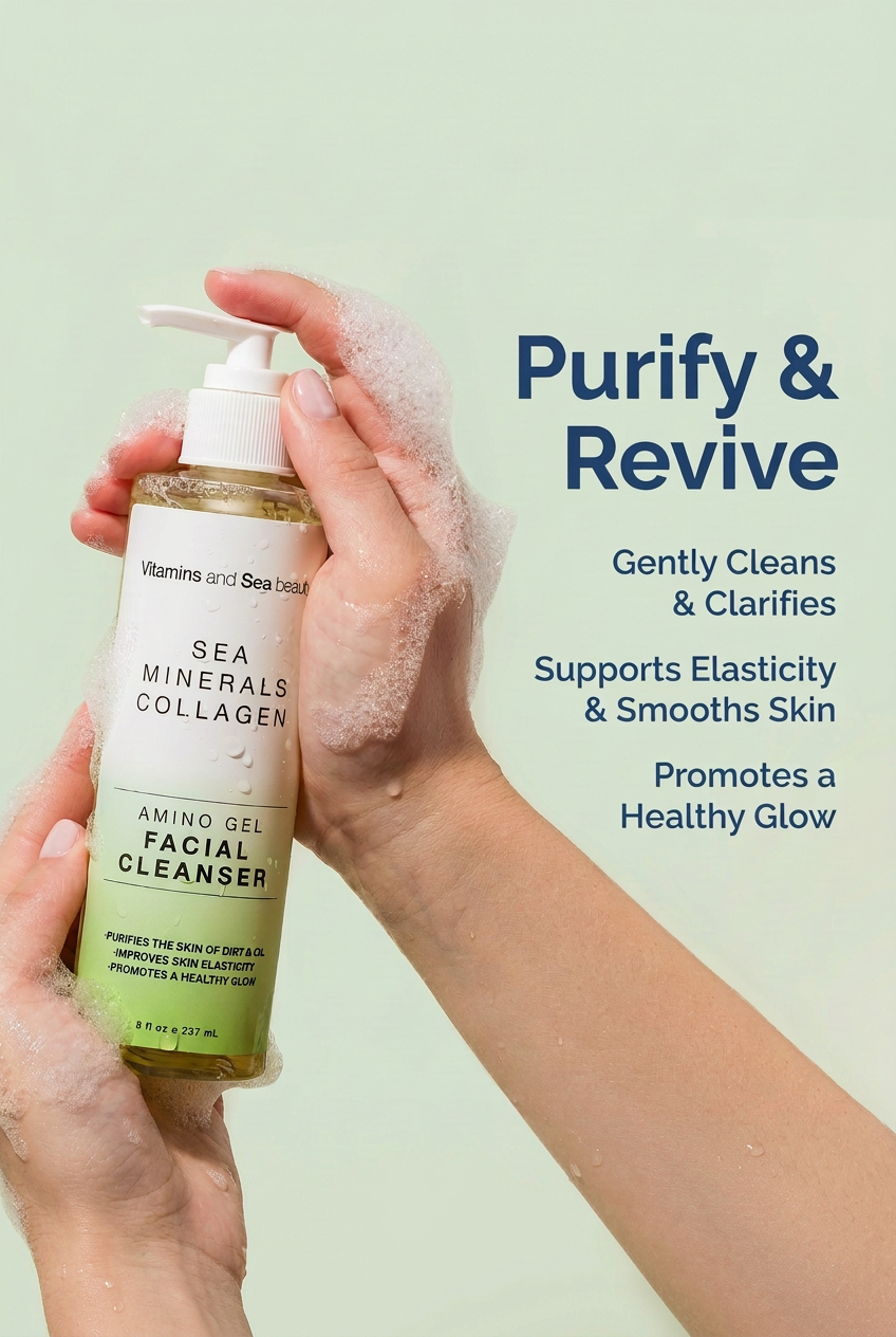 Sea Minerals + Collagen Amino Gel Facial Cleanser