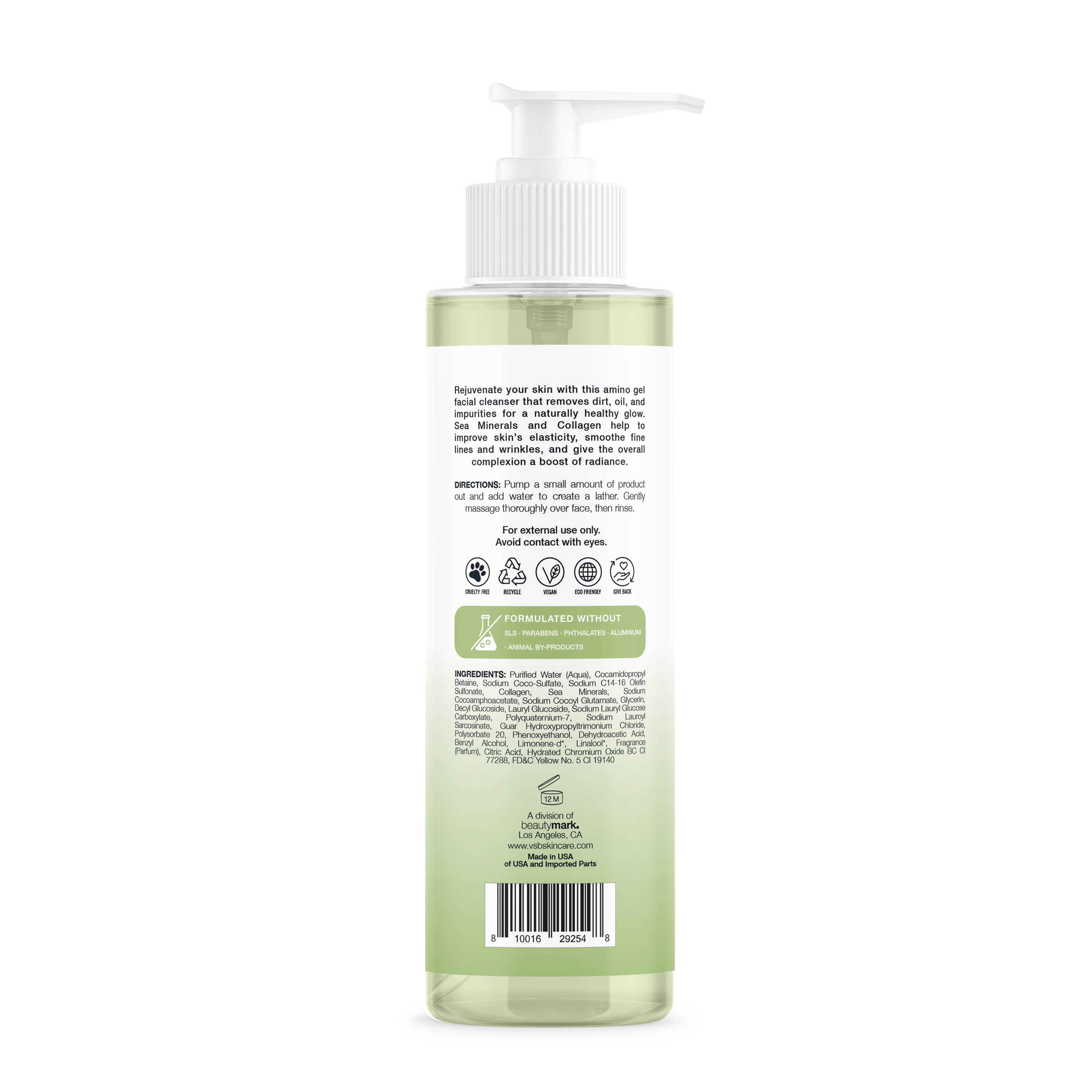 Sea Minerals + Collagen Amino Gel Facial Cleanser