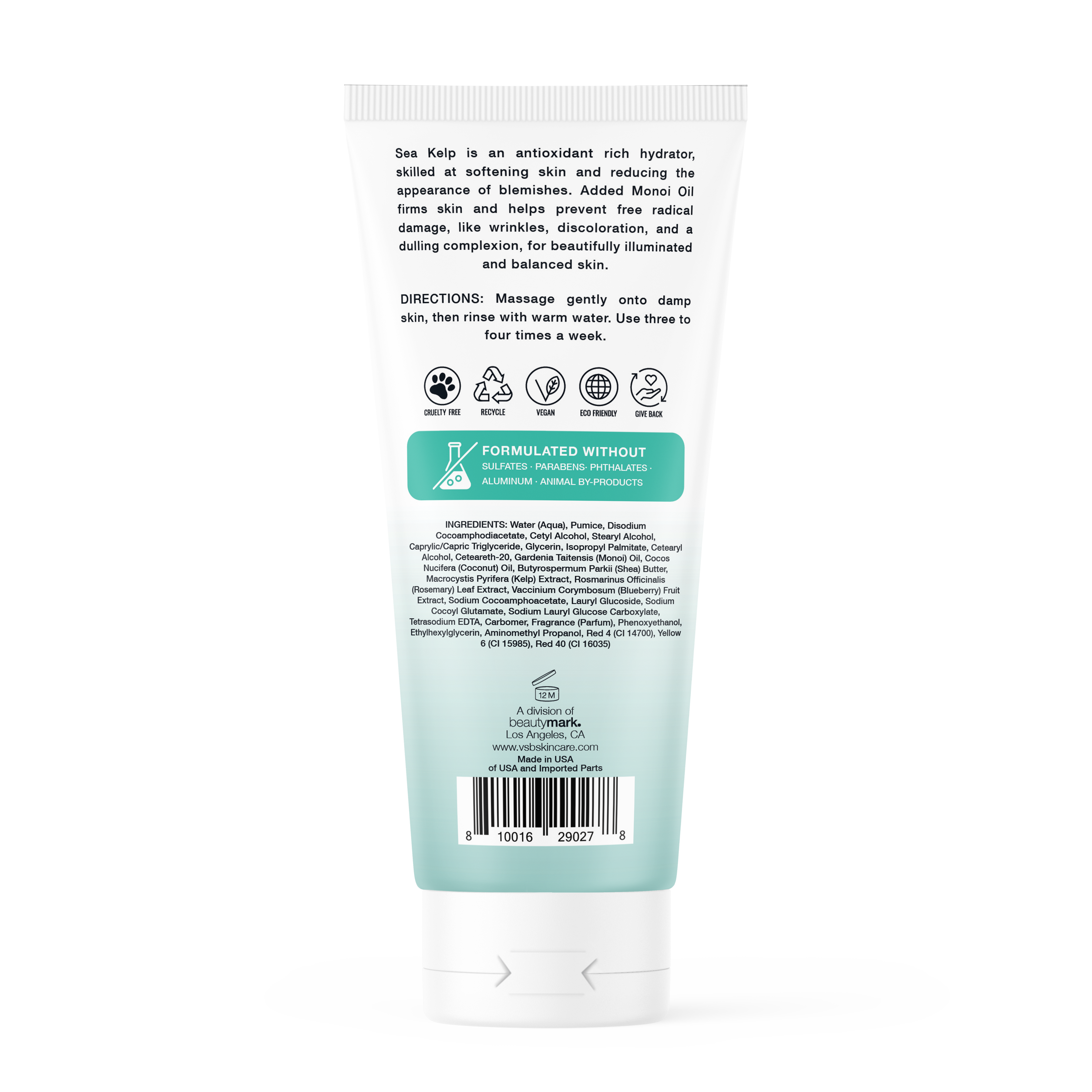 Monoi Oil + Sea Kelp Exfoliating Face Scrub
