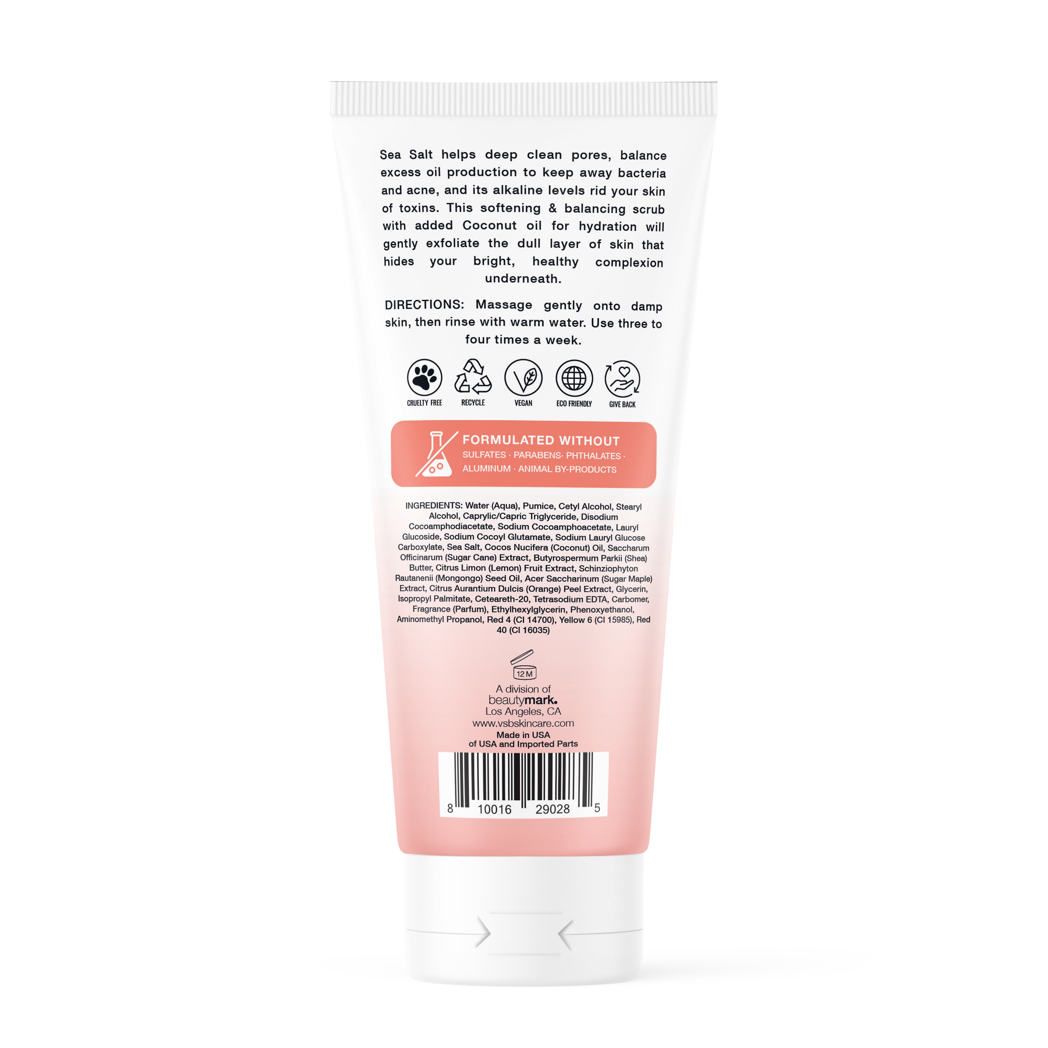 Sea Salt + Coconut Gentle & Brightening Scrub