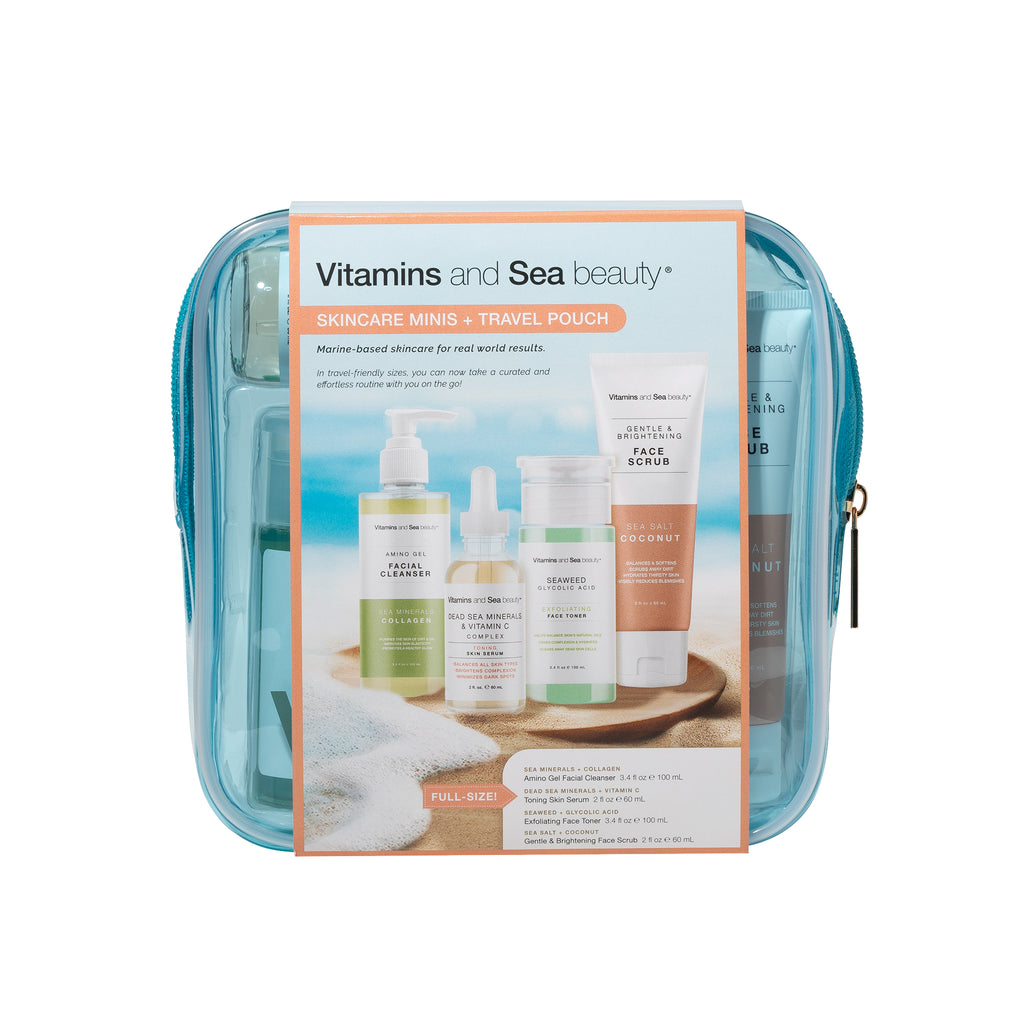 Skincare Mini's & Travel Pouch