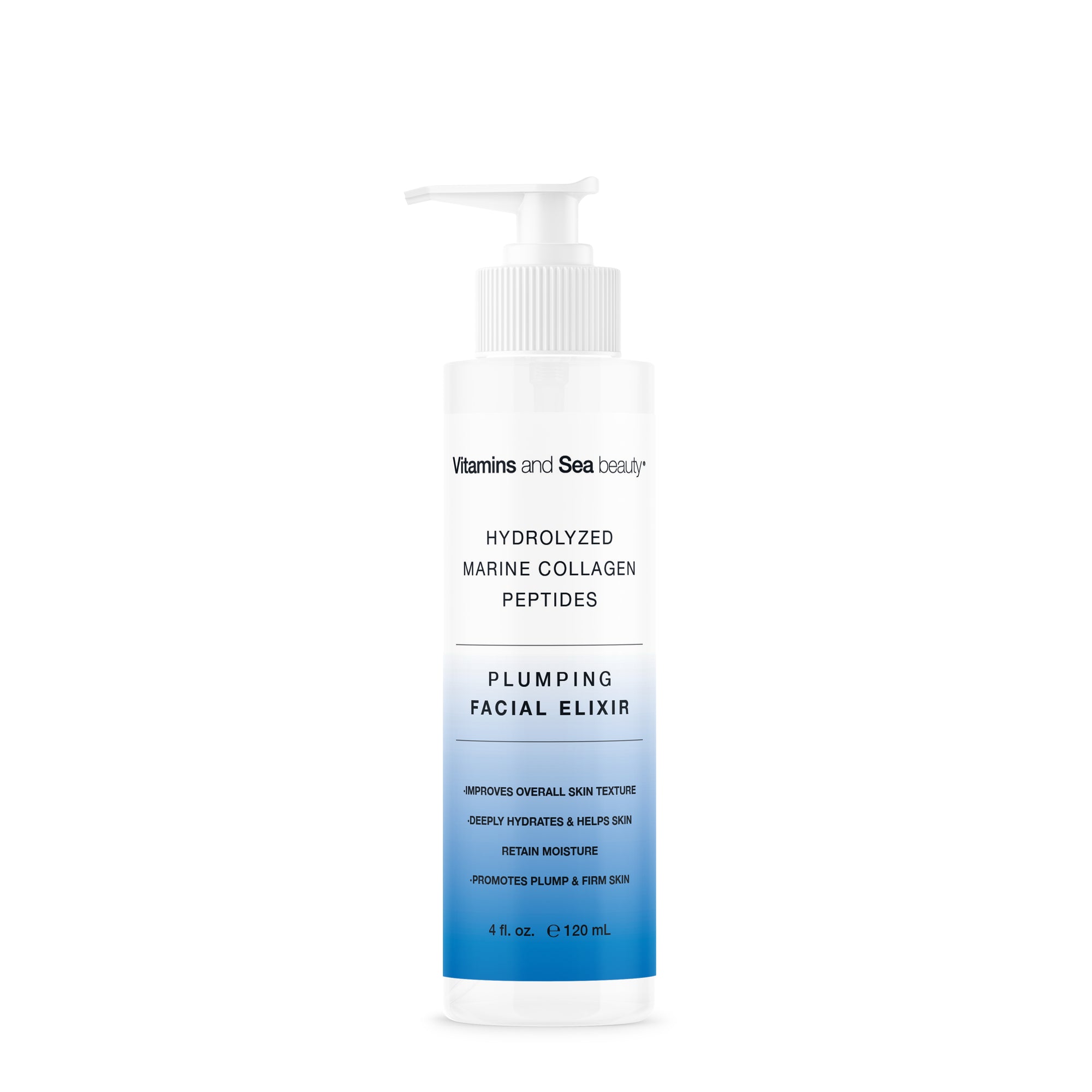Hydrolyzed Marine + Collagen Peptides Plumping Facial Elixir