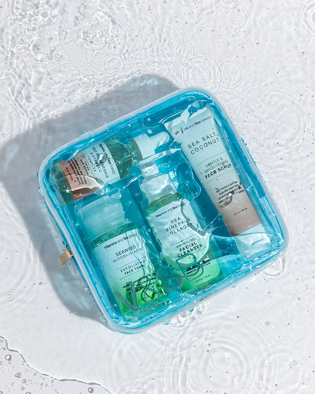 Skincare Mini's & Travel Pouch