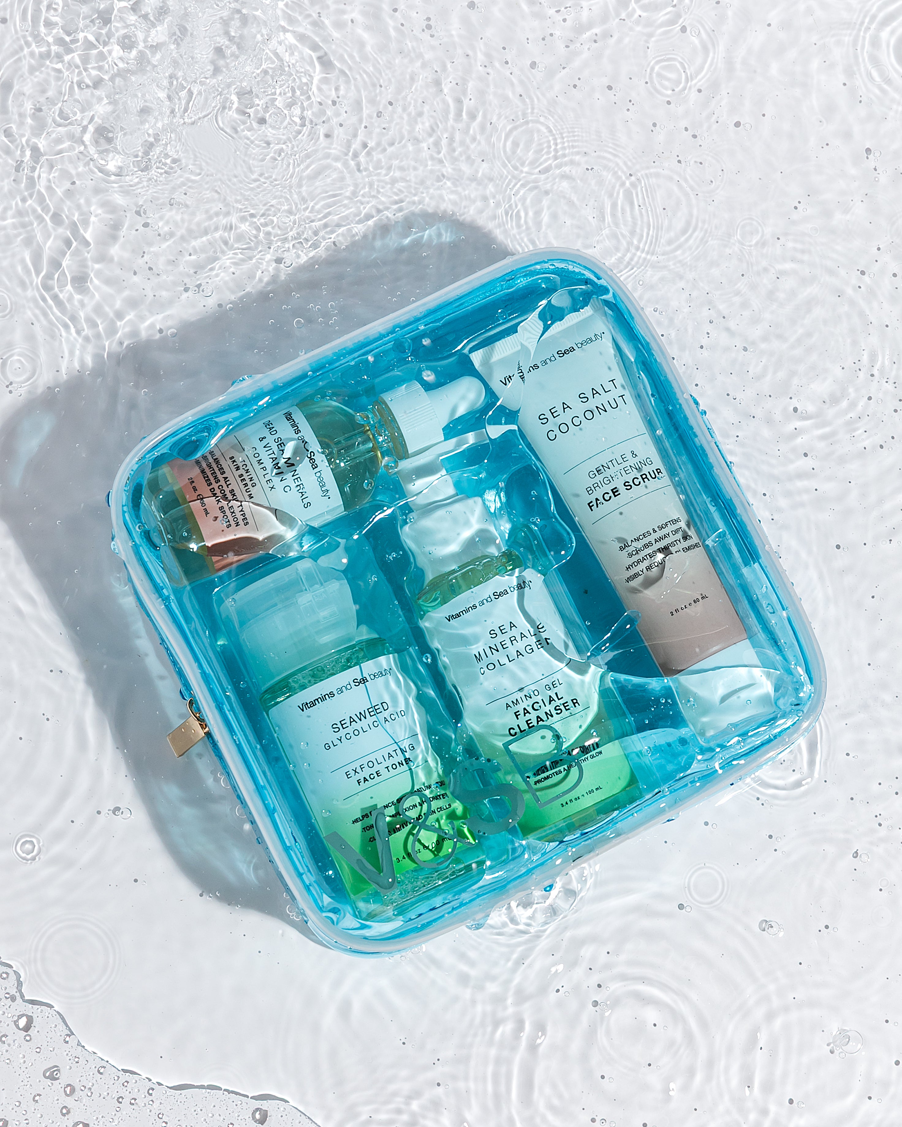Skincare Mini's & Travel Pouch